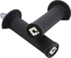 ODI Ruffian Lock-On ATV/PWC Grips Black/Silver 7/8" Bars Pair - Slim lock-on grips for ATV/PWC 7/8" handlebars