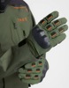 THOR Range Gloves Men's XS Army Green/Black/Orange - Waterproof, fleece-lined gloves for off-road/street