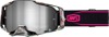 100 Percent Armega Sarcelle Goggle Silver Mirror Lens Adult Unisex - Silver Mirror lens motocross goggle for adults