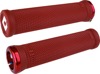 ODI Ruffian V2.1 Lock-On Grips Red 135mm Pair - Low-profile lock-on grips, red, 135mm, pair