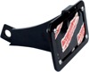 Accutronix Side Mount License Plate Frame Black For Indian Scout - Side mount license plate frame with LED For Indian Scout