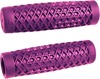 ODI Vans Grips Purple 1 inch Closed End Rubber Pair - Classic Vans pattern grips, 1 inch bars, Purple