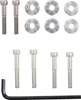 Moose Offroad Handlebar Riser Kit Chrome 7/8in 3/4in Rise - Fits KTM & Husqvarna Off-Road Models