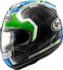 Arai Corsair-X Rea-6 Helmet XS Green - Full-face helmet with Rea-6 graphic Arai Corsair-X Rea-6 Helmet XS Green - Full-face helmet with Rea-6 graphic
