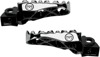 Moose Black/Silver Hybrid Footpegs Fits 98-20 Kawasaki KX65 KX80 KX85 KX100