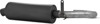 MBRP Sport Slip-On Exhaust Muffler Black Fits 04-07 Yamaha 660 Rhino