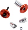 ODI Aluminum Handlebar End Plugs Orange Universal Fit - Protects grips and bars, fits 14-19mm ID handlebars