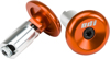 ODI Aluminum Handlebar End Plugs Orange Universal Fit - Protects grips and bars, fits 14-19mm ID handlebars