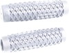 ODI Vans Grips White 1in Closed End Pair - Classic waffle grips, white, 1in bars, pair