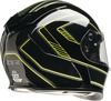 Z1R Warrant Amplify Helmet Hi-Vis/Black Small - Full-face helmet with drop-down sun visor