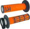 ODI Emig 2.0 Lock-On Grips Orange/Graphite 7/8" Bars - Lock-On grips pair in orange/graphite For KTM, Gas Gas, Husqvarna, more