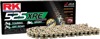 RK Chain GB525XRE-120 525 XRE XW-Ring Gold Chain 120 Link - 120 link gold XW-ring 525 chain For mid-size motorcycles