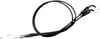 Motion Pro Throttle Cable Set +3 Black Vinyl Push-Pull
