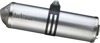 LeoVince X3 Slip-On Muffler Brushed For Kawasaki KLR 650 1997-2023 - Slip-on muffler for Kawasaki KLR 650 1997-2023