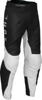Thor Youth Launchmode Storm Pants White Black Size 28 - Youth off-road pants, size 28, white/black