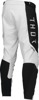 Thor Youth Launchmode Storm Pants White Black Size 28 - Youth off-road pants, size 28, white/black