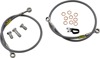 Stainless Steel Front 2-Lines Brake Line Kit - For 99-02 Yamaha YZFR6