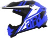 FX-19R Racing Full Face Offroad Helmet Matte Blue/White Medium FX-19R Racing Full Face Offroad Helmet Matte Blue/White Medium