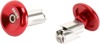 ODI Aluminum Handlebar End Plug Red Universal Pair - Red aluminum handlebar end plugs, universal fit ODI Aluminum Handlebar End Plug Red Universal Pair - Red aluminum handlebar end plugs, universal fit