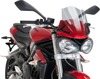 Puig Naked New Gen Sport Windscreen Smoke For 16-21 Triumph Speed Triple/S