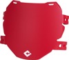 ODI Signature Downhill Number Plate Red - Curved red number plate for downhill and e-bikes