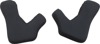 100% Aircraft Bicycle Helmet Cheek Pads XS/L Black Pair - Replacement cheek pads for Aircraft helmets XS/L