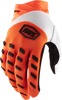 100% Airmatic Gloves Fluorescent Orange Men's Small - MX gloves, Small, Fluorescent Orange, Men's
