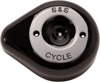 Stealth Teardrop Air Cleaner Cover Black by S&S Stealth Teardrop Air Cleaner Cover Black by S&S