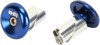 ODI Aluminum Handlebar End Plugs Blue Anodized Universal Pair - Universal fit for 14-19mm handlebar ends