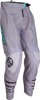 Moose Qualifier Pants Gray Teal Black Men's Size 52 - Off-road riding pants in Gray/Teal/Black, Size 52