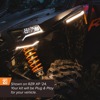Apex Lights Amber Running Lights - 2 Lights w/ Plug & Play Harness - For 2022+ Honda Pioneer