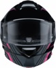 Z1R Solaris 2.0 Slater Modular Helmet 4XL Pink/Black - Modular helmet with sun visor, size 4XL
