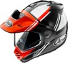 Arai XD-5 Cosmic Helmet Red/White/Black Medium - Dual sport helmet with Cosmic graphic
