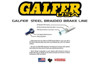 Stainless Steel Front Brake Line Kit - 2 Lines - For 94-03 GSXR750