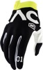100% Men's iTrack Gloves - Black Medium