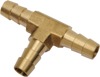 Helix Hose Splicer Tube Tee 5/16" Silver