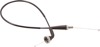 Motion Pro Black Vinyl Throttle Cable with Cap