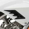Show Chrome Front Fender Vent Accent Black - 52-959BK