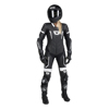 Men's Apex V1 RR Leather One-Piece Race Suit Black/White Medium