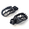 Open Box Wide MX Foot Pegs +5mm Height Chromoly Black Fits 08-09 RMZ450