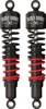 Burly Brand Stiletto Shocks 13in Standard Black For Harley Touring - 13in standard shocks, black, For Harley Touring models