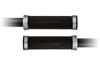 Driven D-Axis Silver Anodized 7/8" Motorcycle Grips