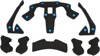 100% Trajecta Bicycle Helmet Liner Black Medium - Replacement liner for 100% Trajecta helmets