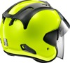 Arai Ram-X Helmet Fluorescent Yellow 2XL - Open-face helmet with VAS-Z shield