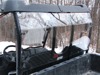 Moose Offroad Rear Back Panel Clear For Polaris Ranger 800/500 Mid-Size EFI