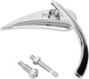 Arlen Ness Chrome Teardrop Diecast Mirror Right, 4-1/2"x1-1/2"