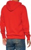 100% Men's Official Zip Hoody Red Size L