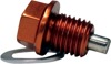 Moose Magnetic Drain Plug M12x1.5x20mm Orange