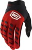 100% Youth Airmatic Gloves Red/Black - Size Small 100% Youth Airmatic Gloves Red/Black - Size Small