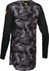 Thor Womens SPORTMODE Shadow Jersey Black Yellow Camo Gray Medium - Athletic fit, moisture wicking, medium, womens jersey